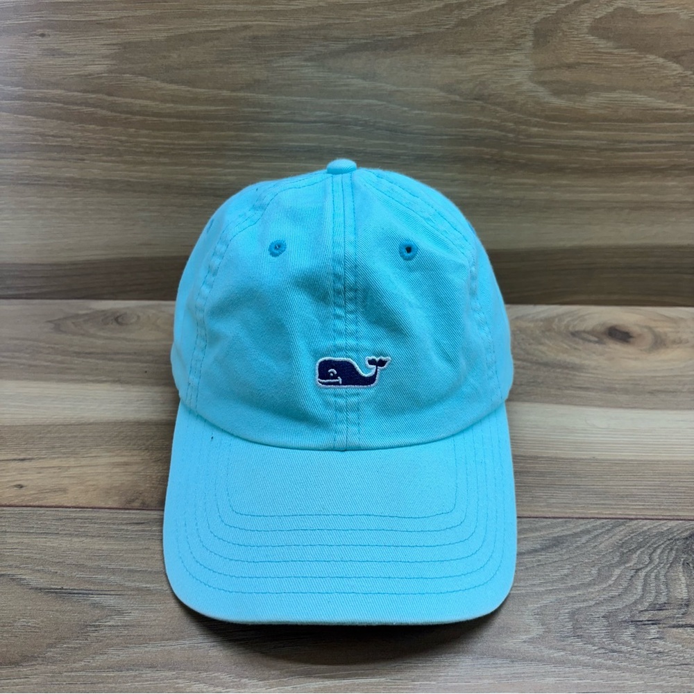 Light Blue/Teal Vineyard Vines Whale Logo Cap